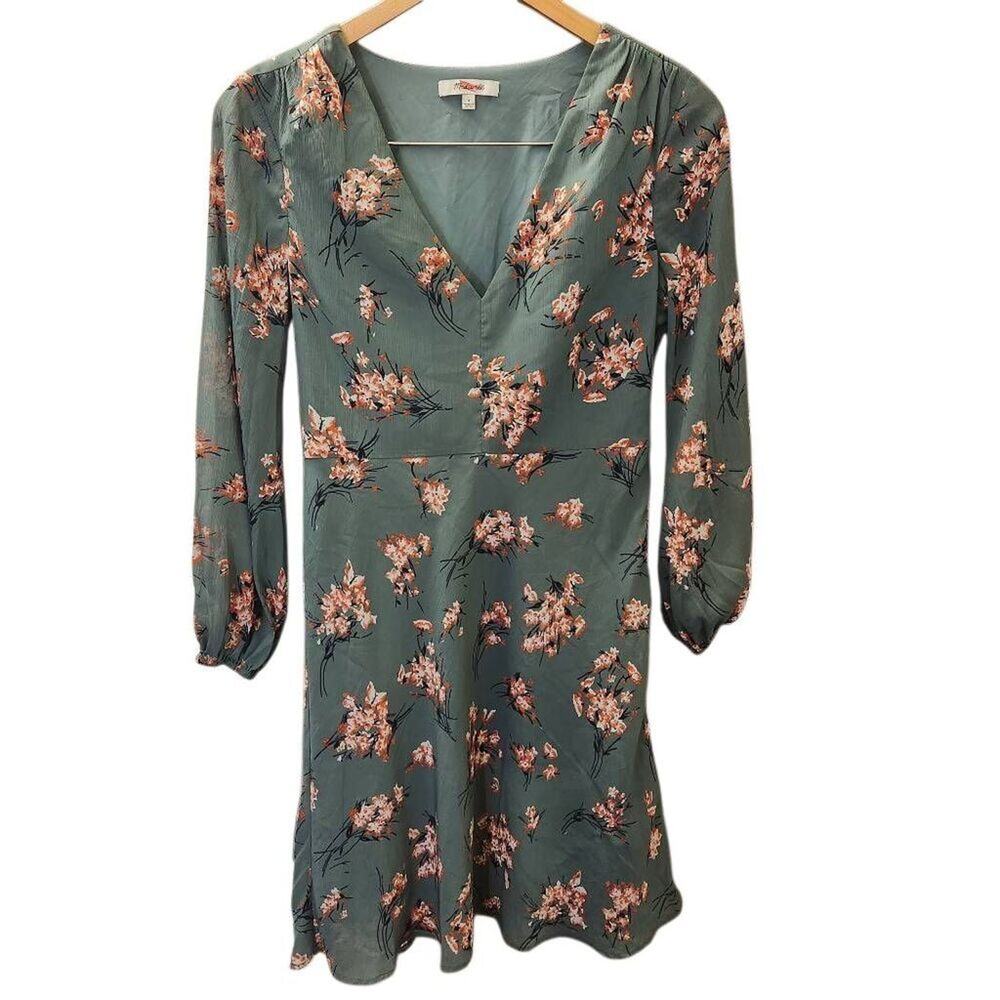 Madewell Marguerite Dress in Butterfly Garden